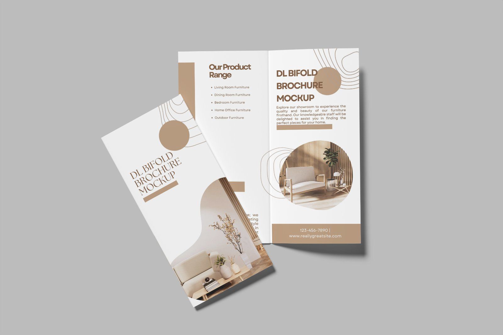 DL Bifold Brochure Mockup — image 2