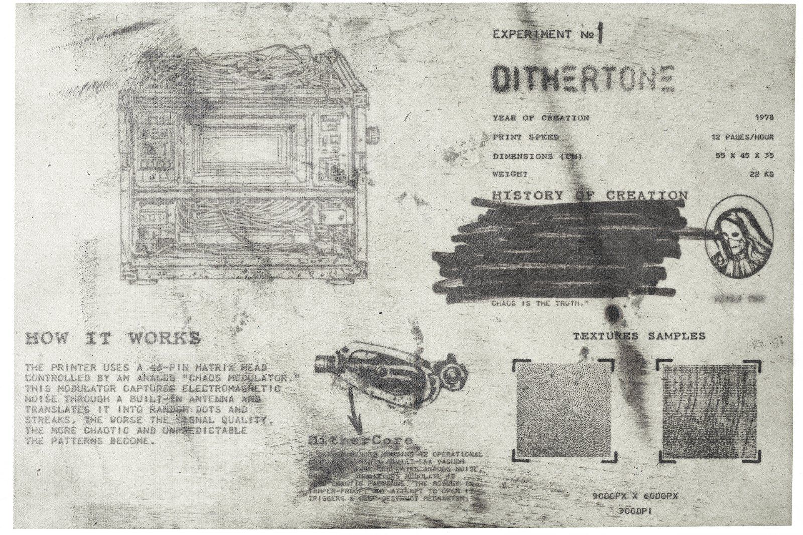 DITHERTONE PRINTER TEXTURE PACK