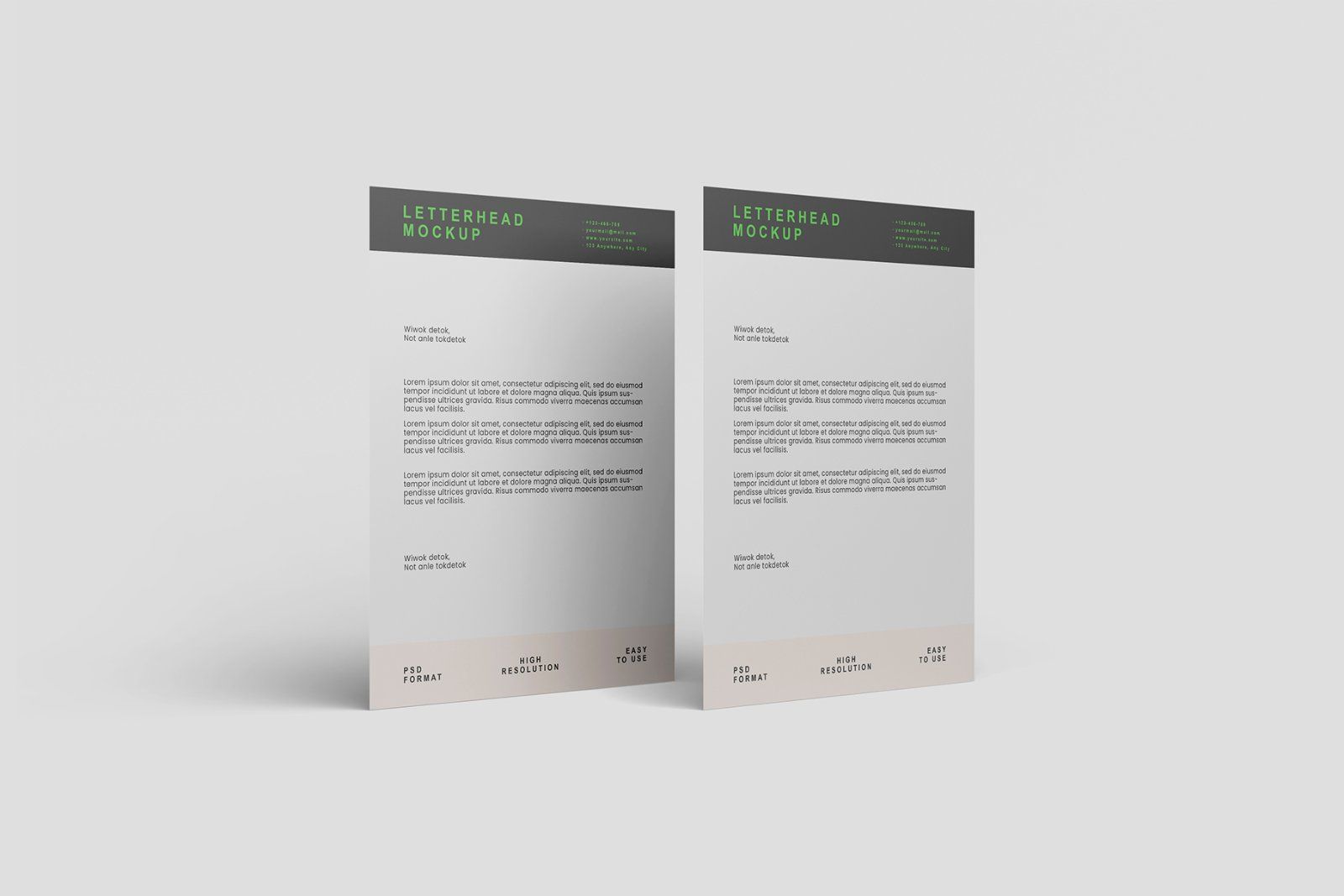 Letterhead Mockup — image 3