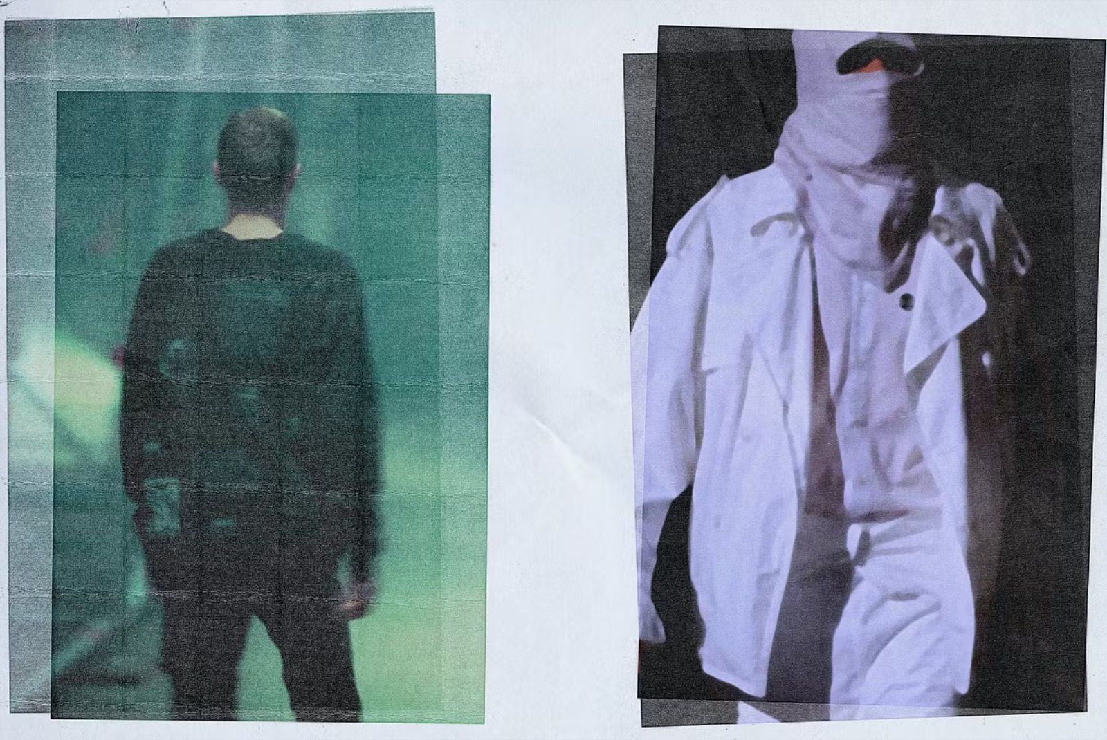 Crumpled archive paper textures