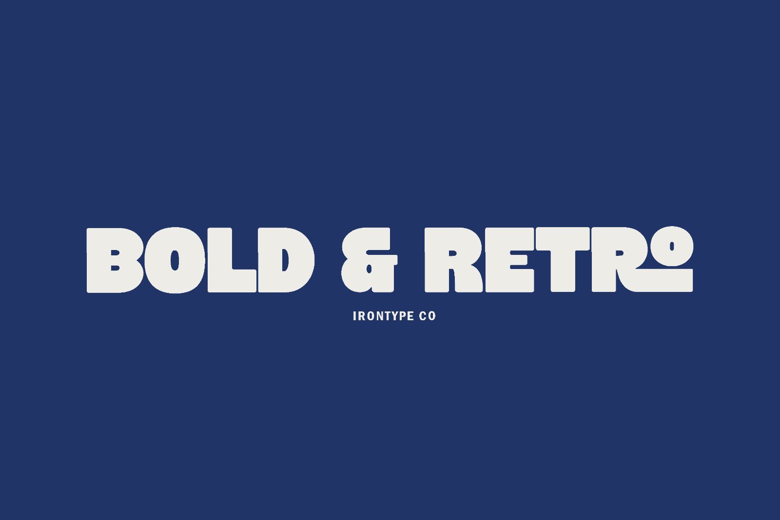 Ricarlo - Retro Bold Font