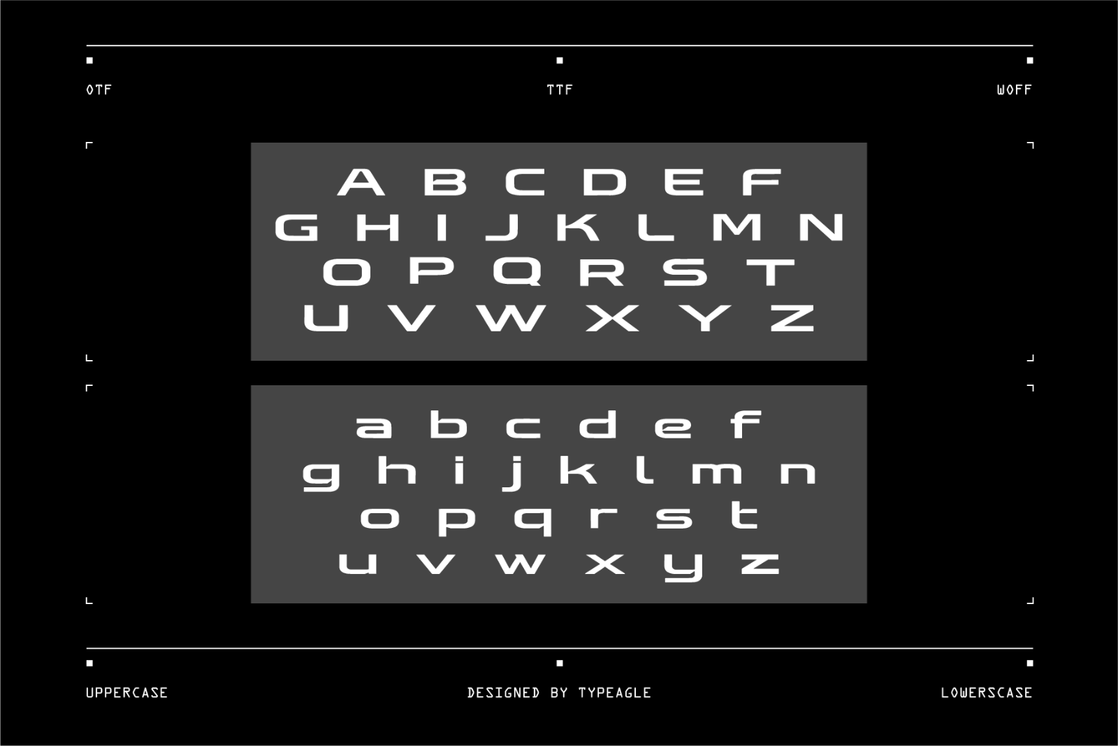 Ortaen - Futuristic Display Font — image 2