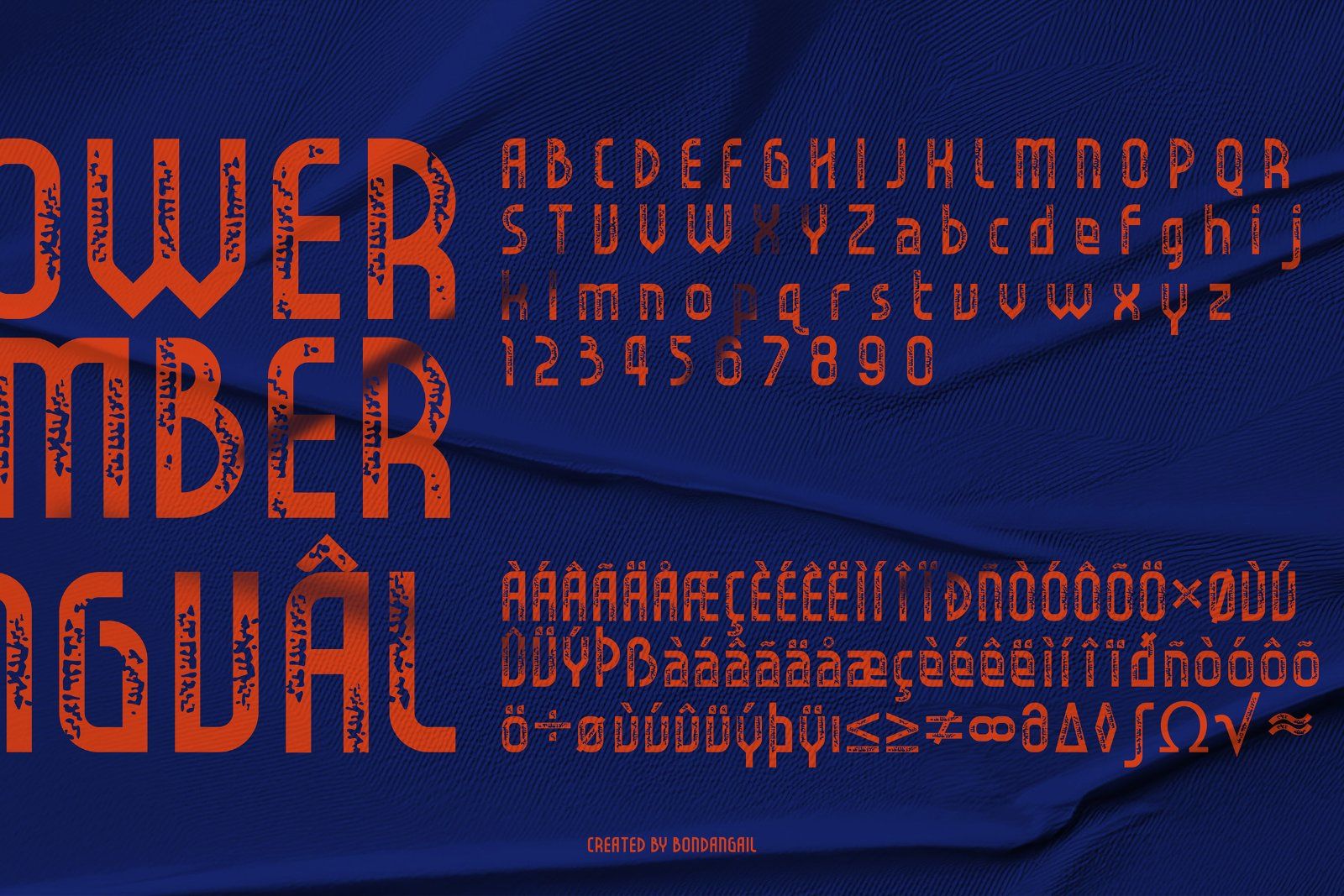 Goracero | Modern Badge Font