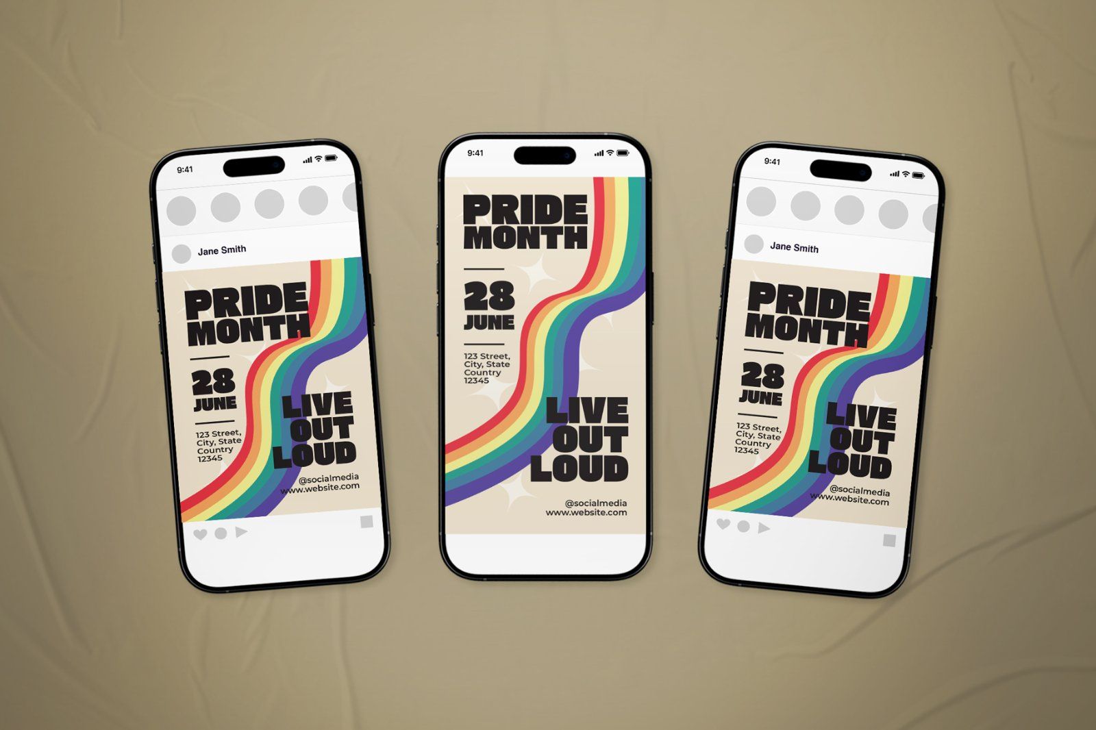 Pride Month Event Flyer Set — image 1