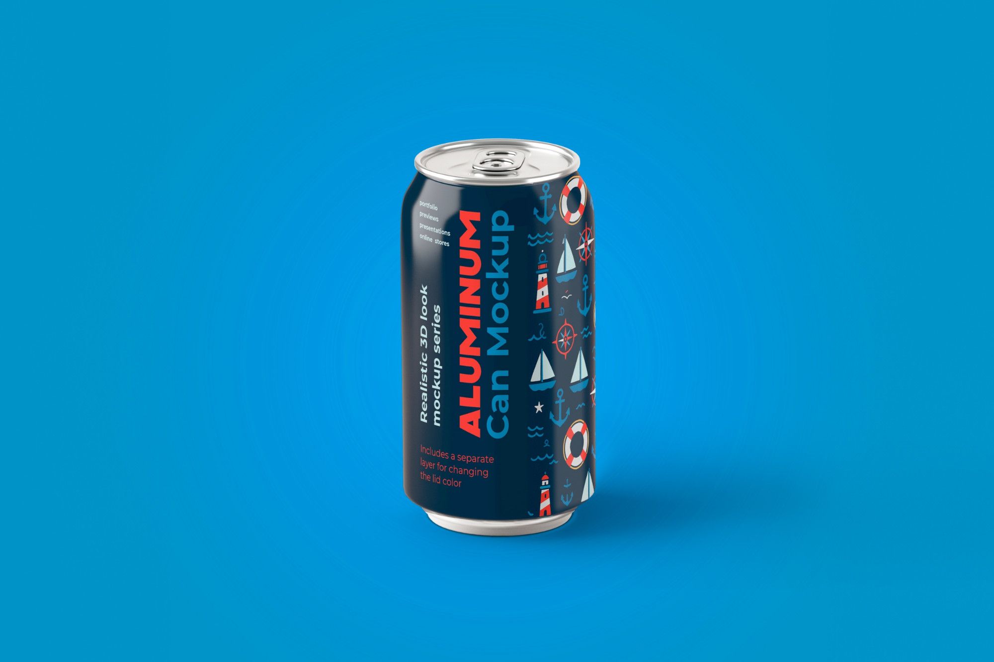 330ml Aluminum Can Mockup Set