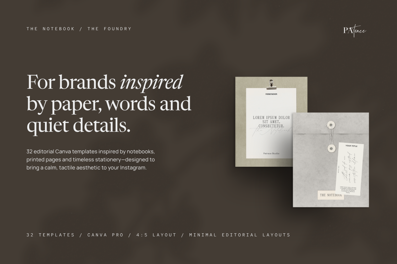 THE NOTEBOOK Instagram Templates — image 2