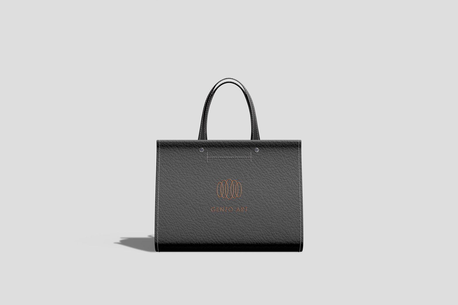 Tote Bag Mockup With Luxury Leather — image 2
