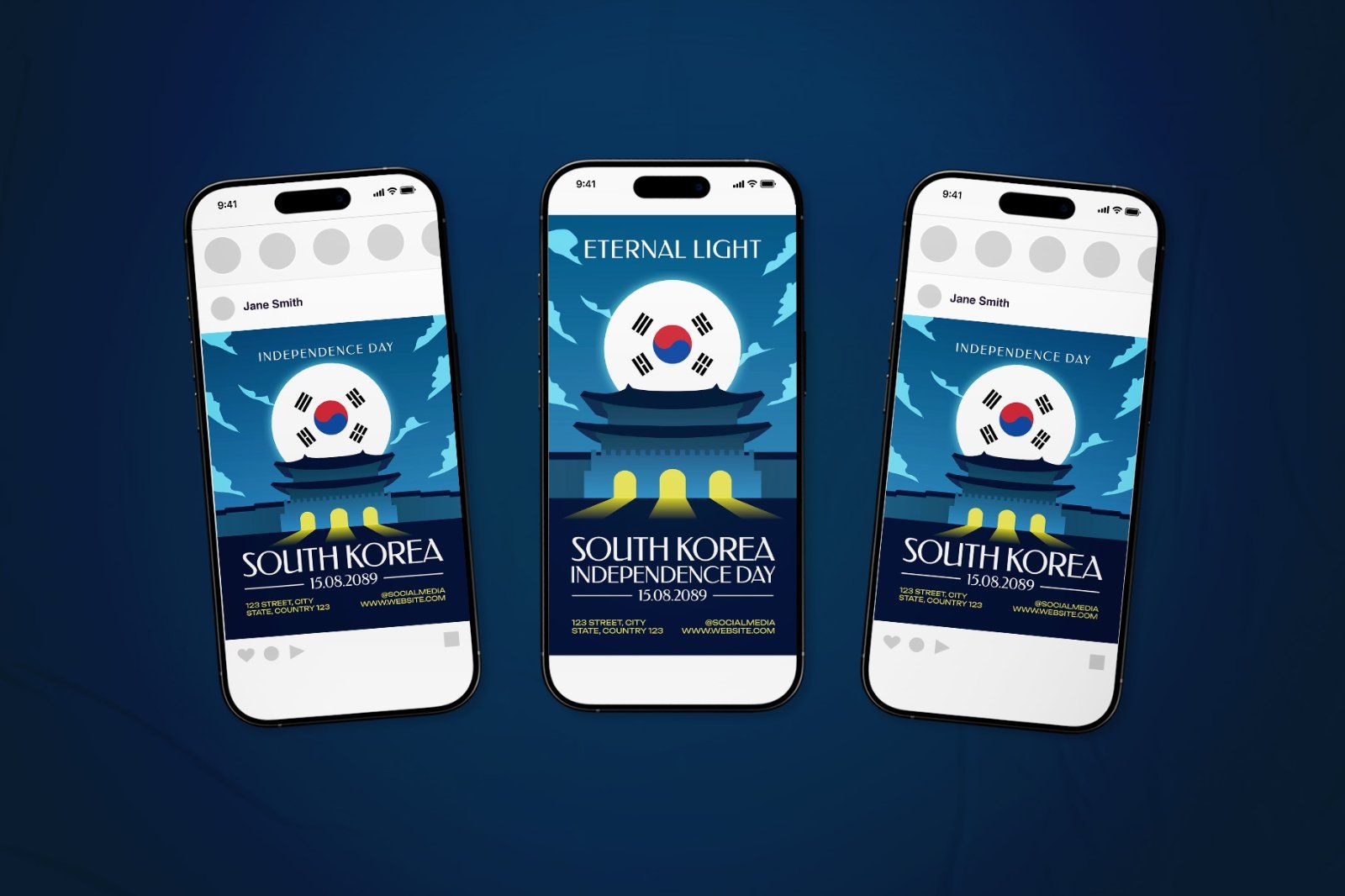 South Korea Independence Day Flyer — image 1