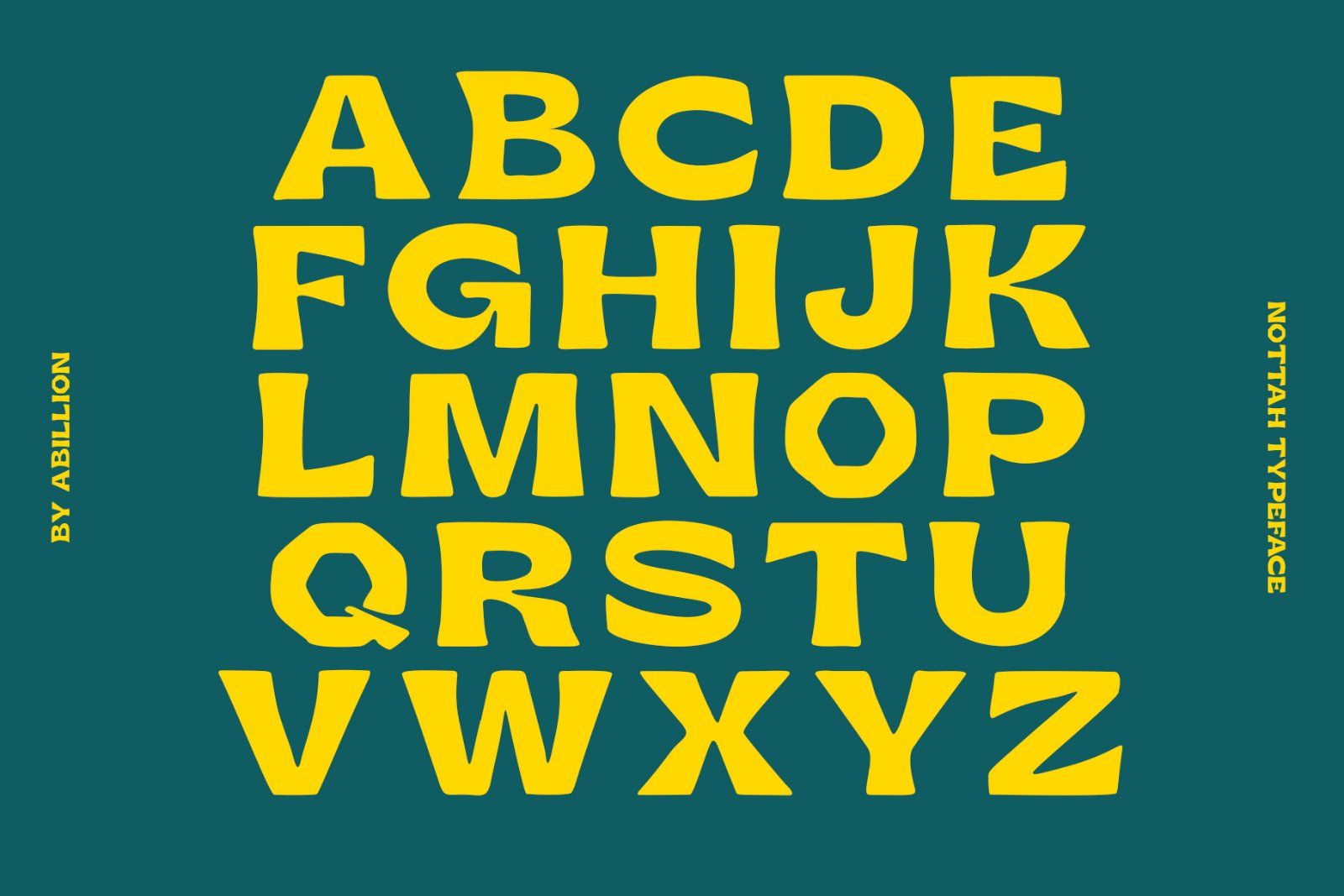 Nottah | Bold Display Sans Serif Font — image 2