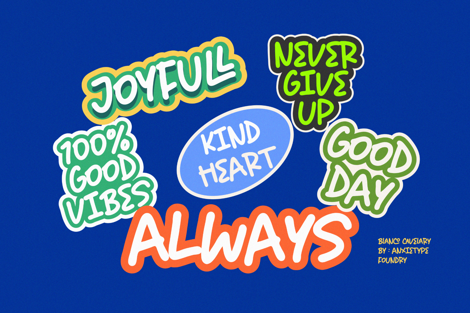 Blanco Cavelary - Stylish Handwriting Font
