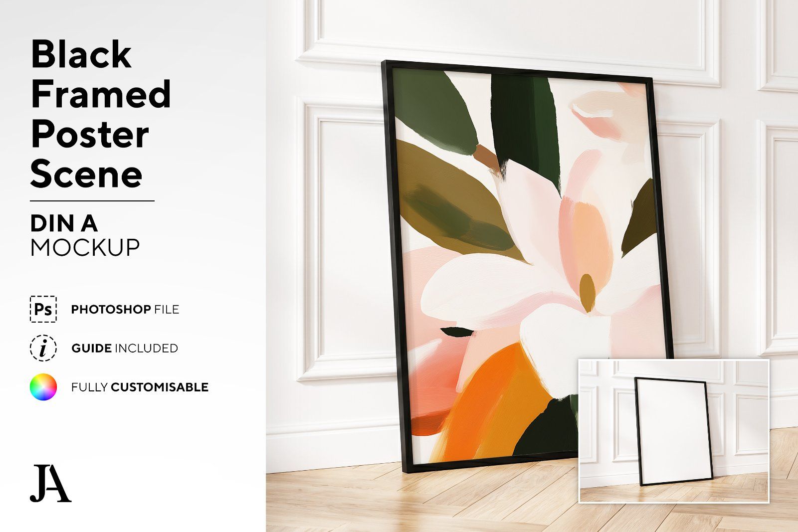 Black Framed Poster | DIN A PSD — image 2