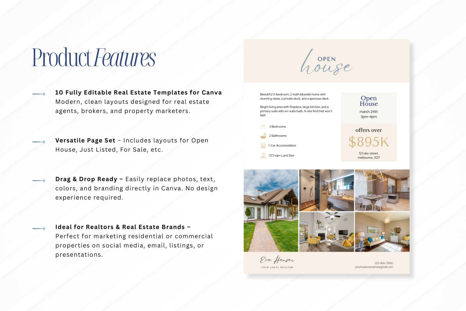 10 Real Estate Flyer Canva Templates