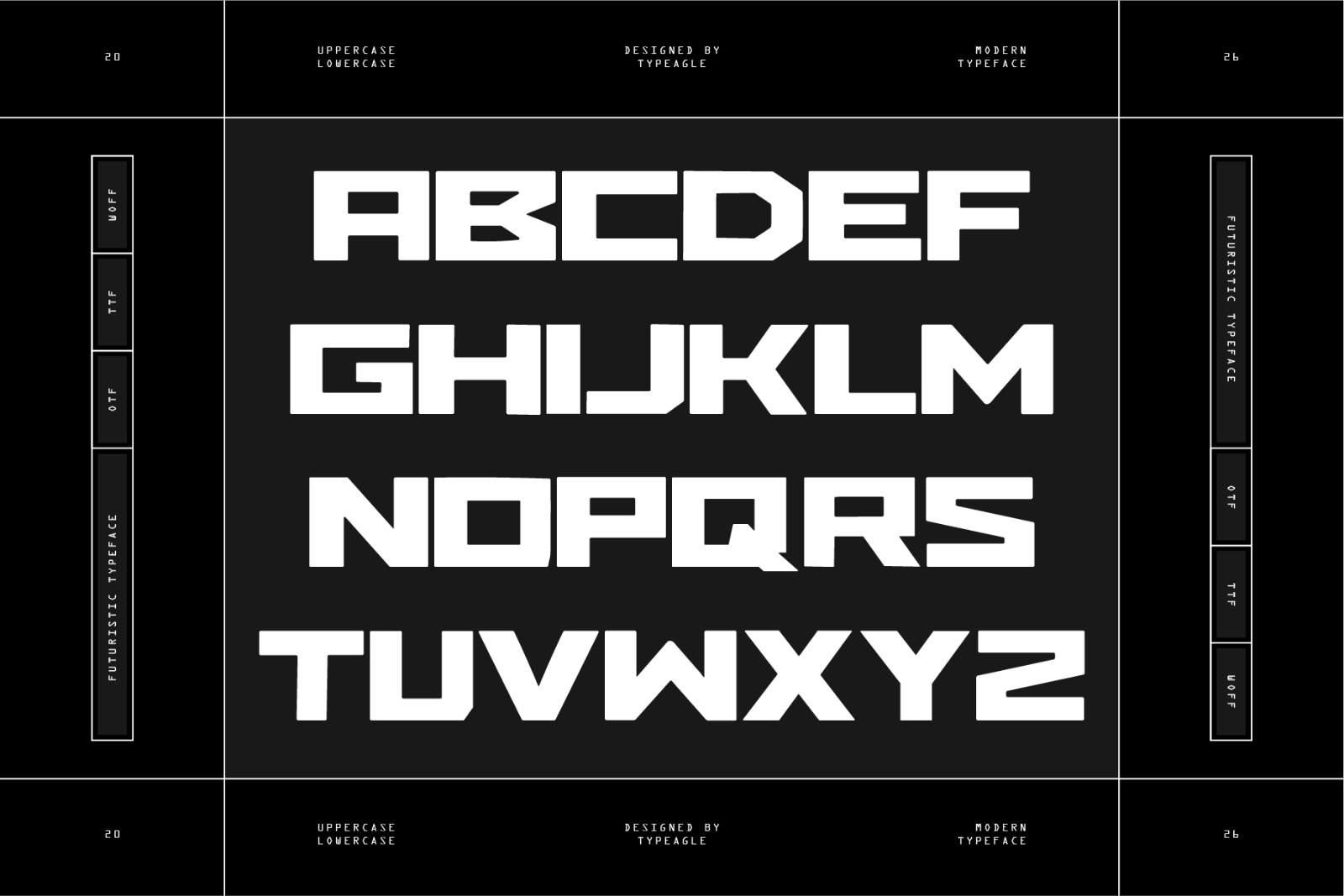 Nimbez - Futuristic Display Font — image 2