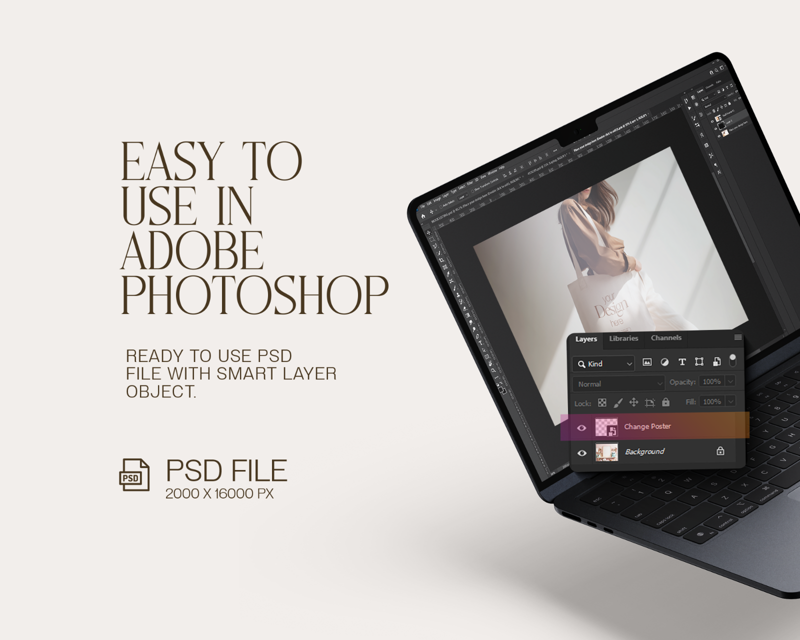 50 Fashion Tote Bag Mockups PSD Bundle with Smart Objects