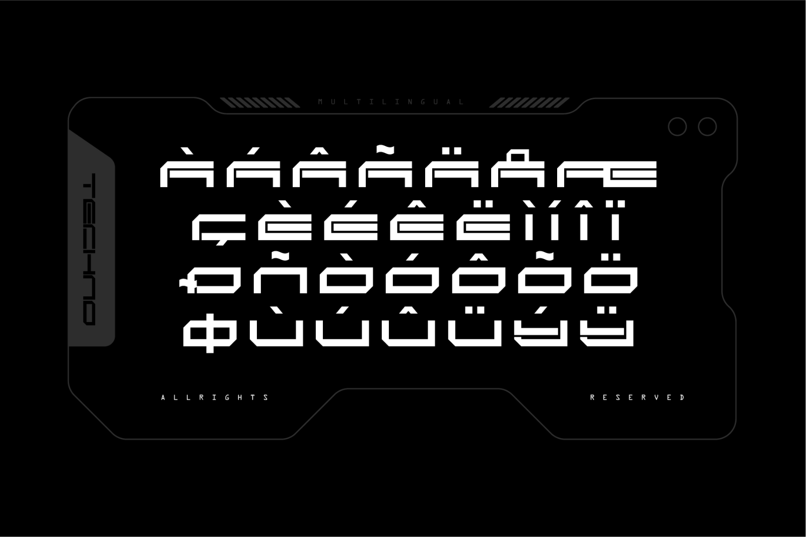 Clovyz - Futuristic Display Font — image 3