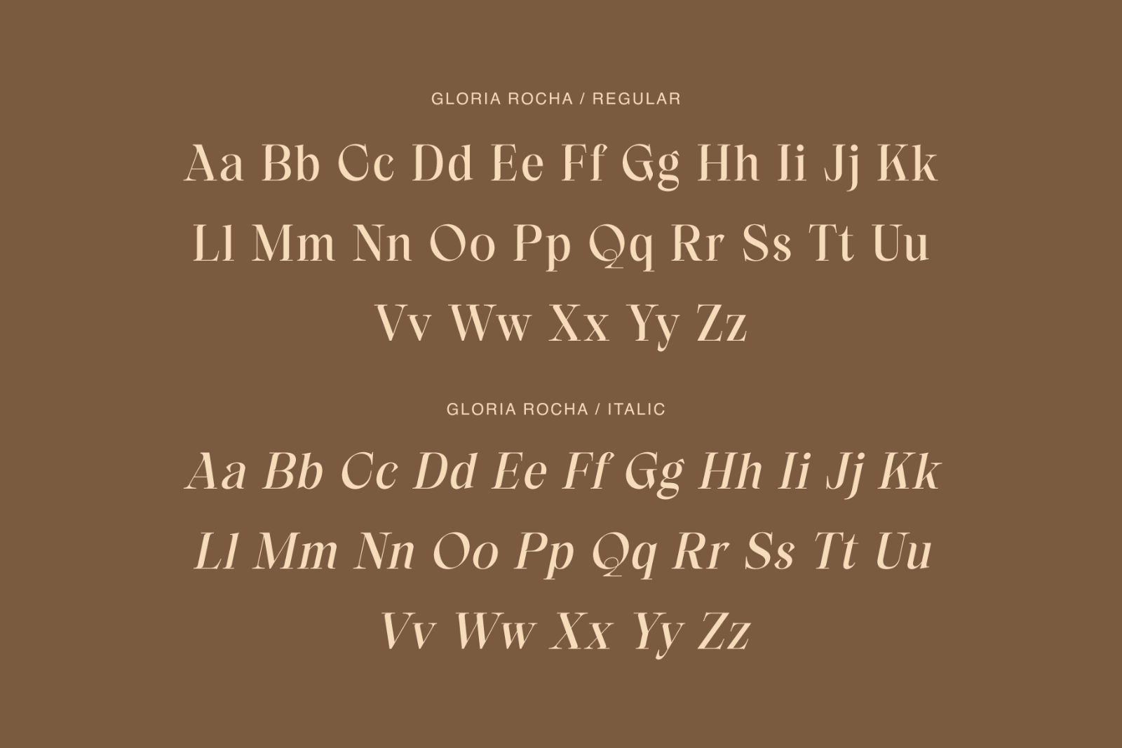 Gloria Rocha | Glamorous Serif Font — image 2