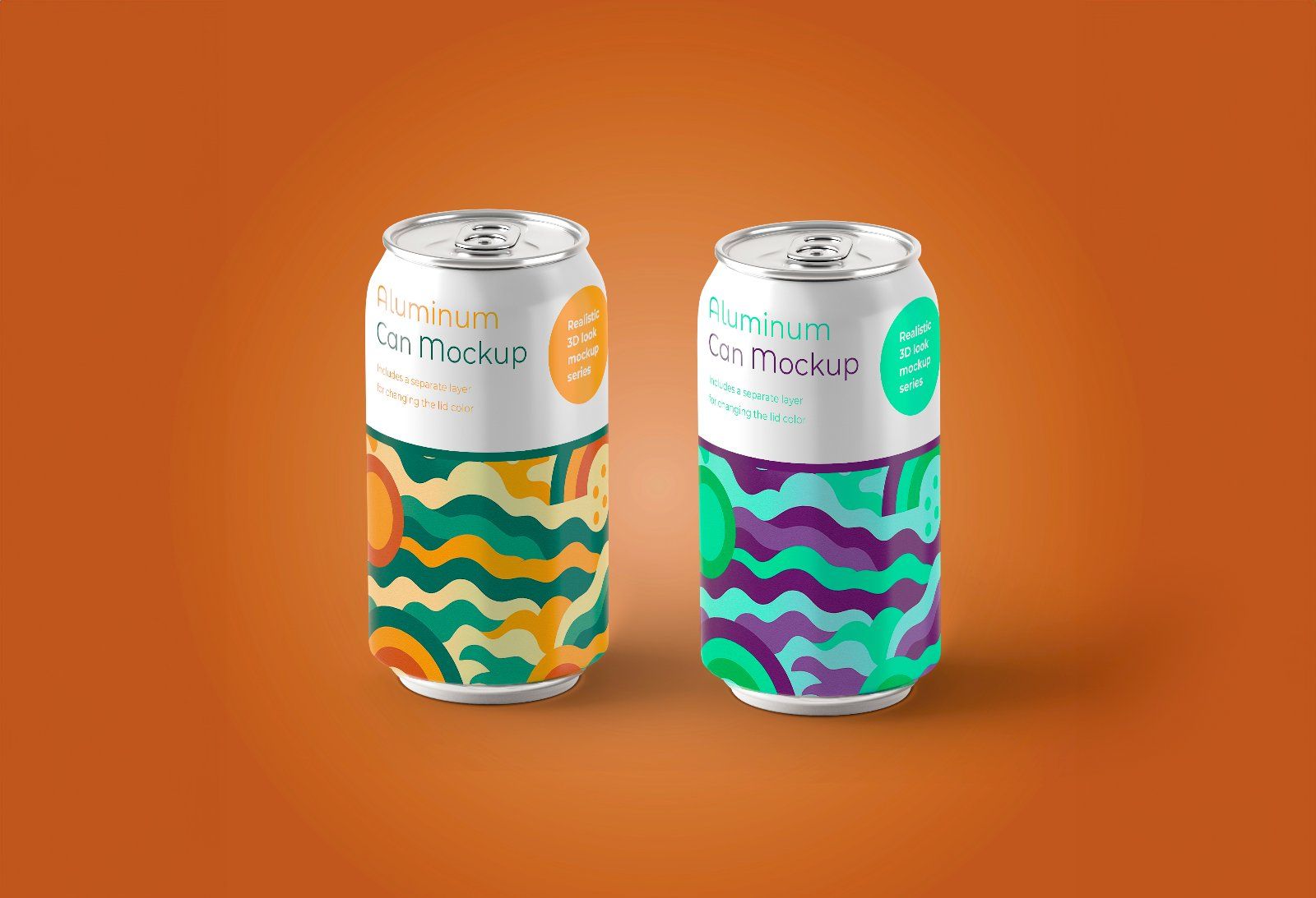 330ml Aluminum Can Mockup Set