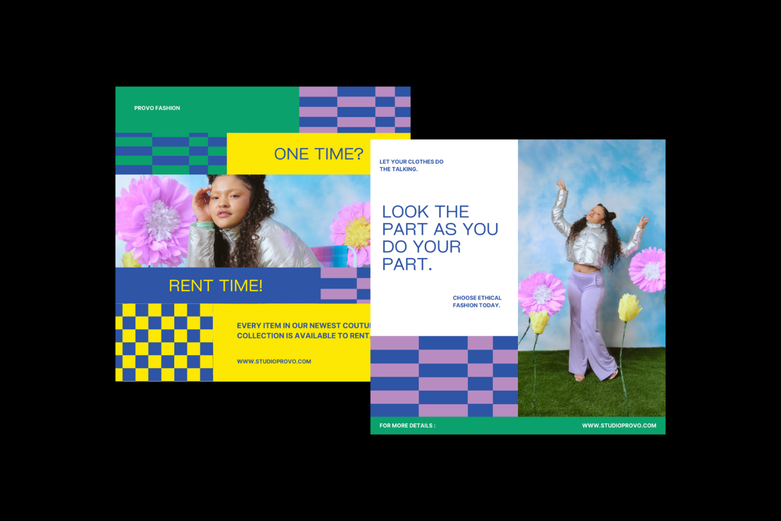 Sustainable Fashion Canva Instagram Template