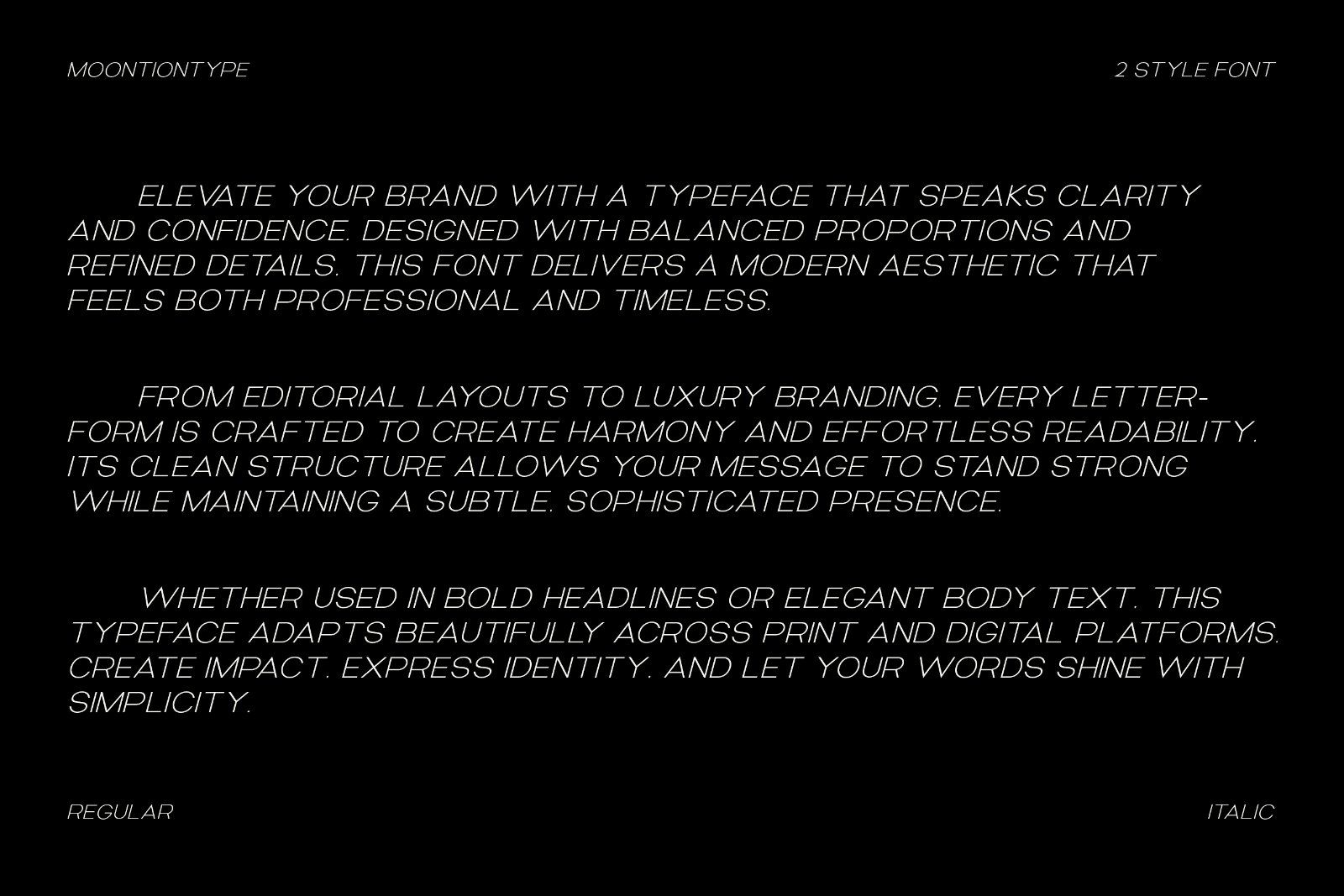 Moventra | Elegant & Stylish Sans Serif Font