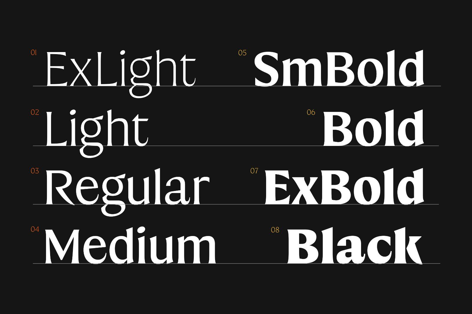 Preztik Display Typeface