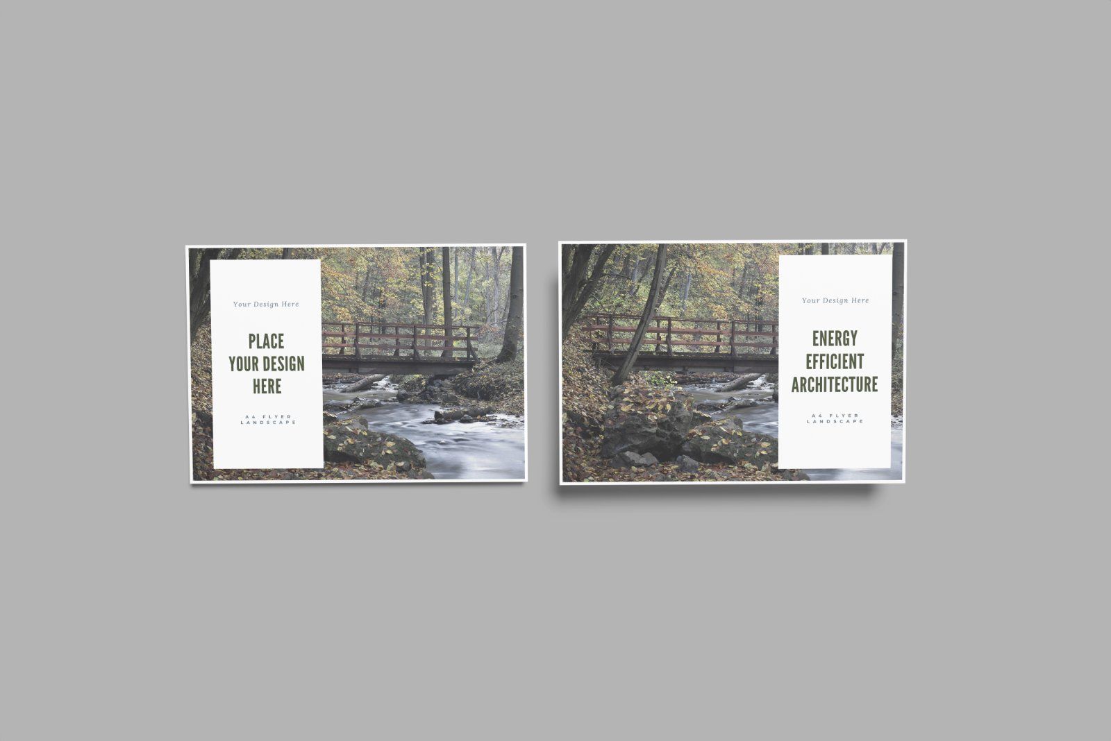 A4 Landscape Mockup
