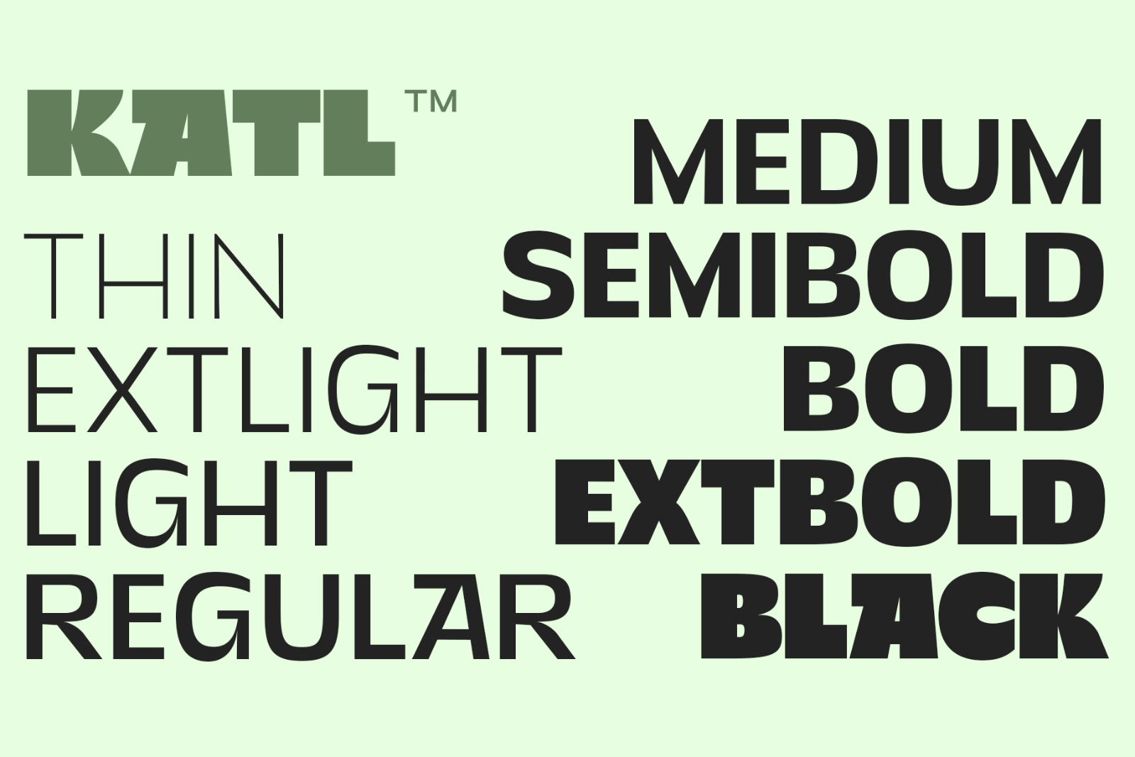 Katl | Trendy Typeface — image 2