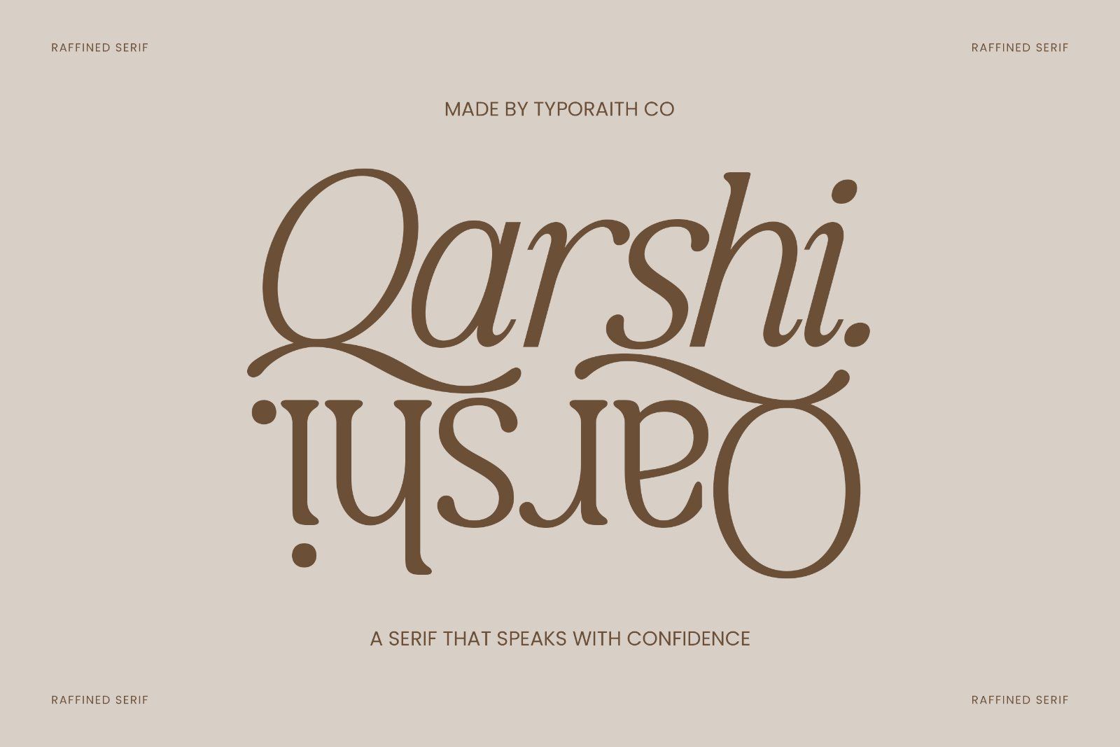 The Raffined Serif | Editorial Font