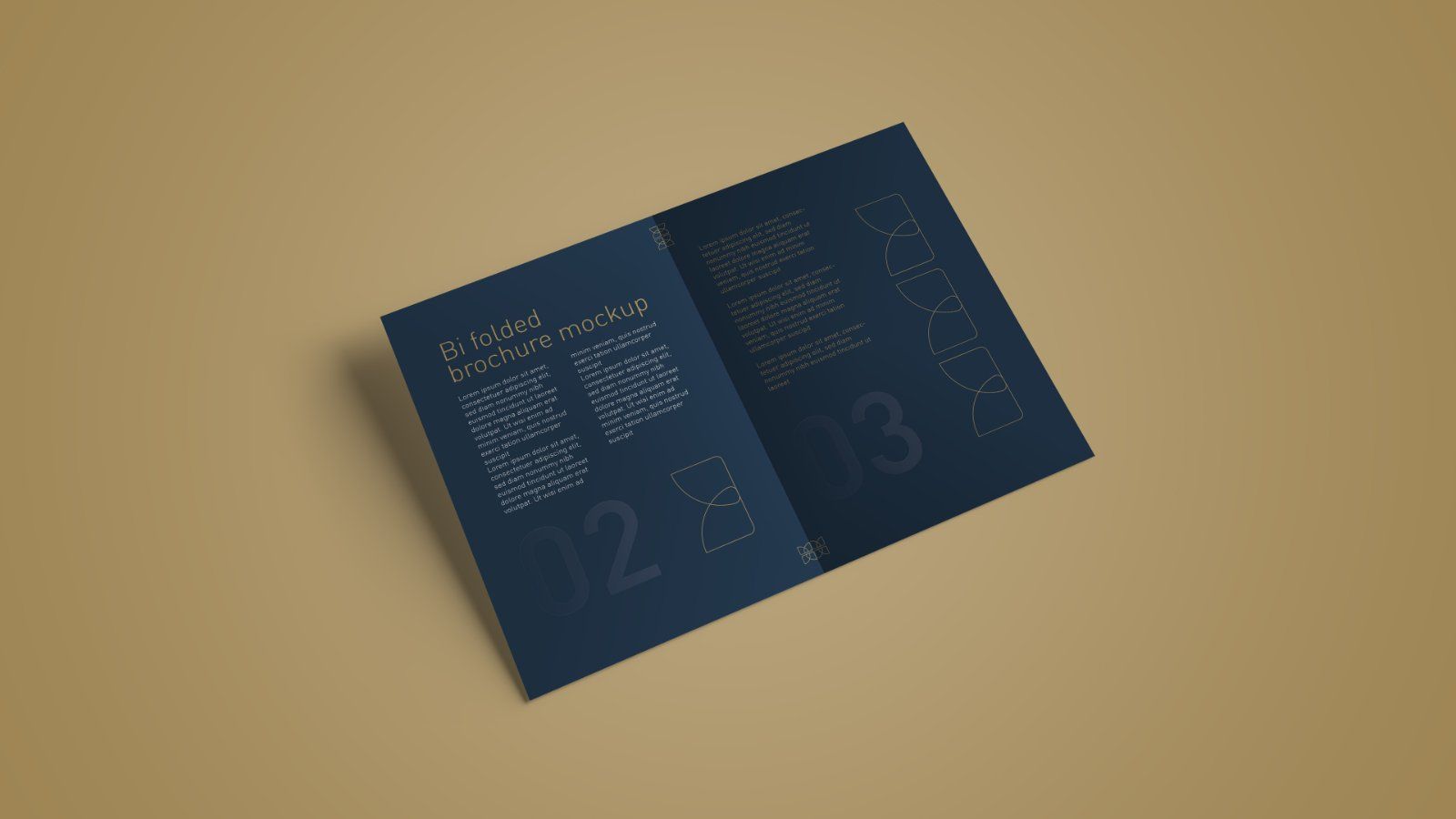 A4 Bi-Fold Brochure Mockup – 5 PSD Files, Folded Flyer & Print Branding Mockup