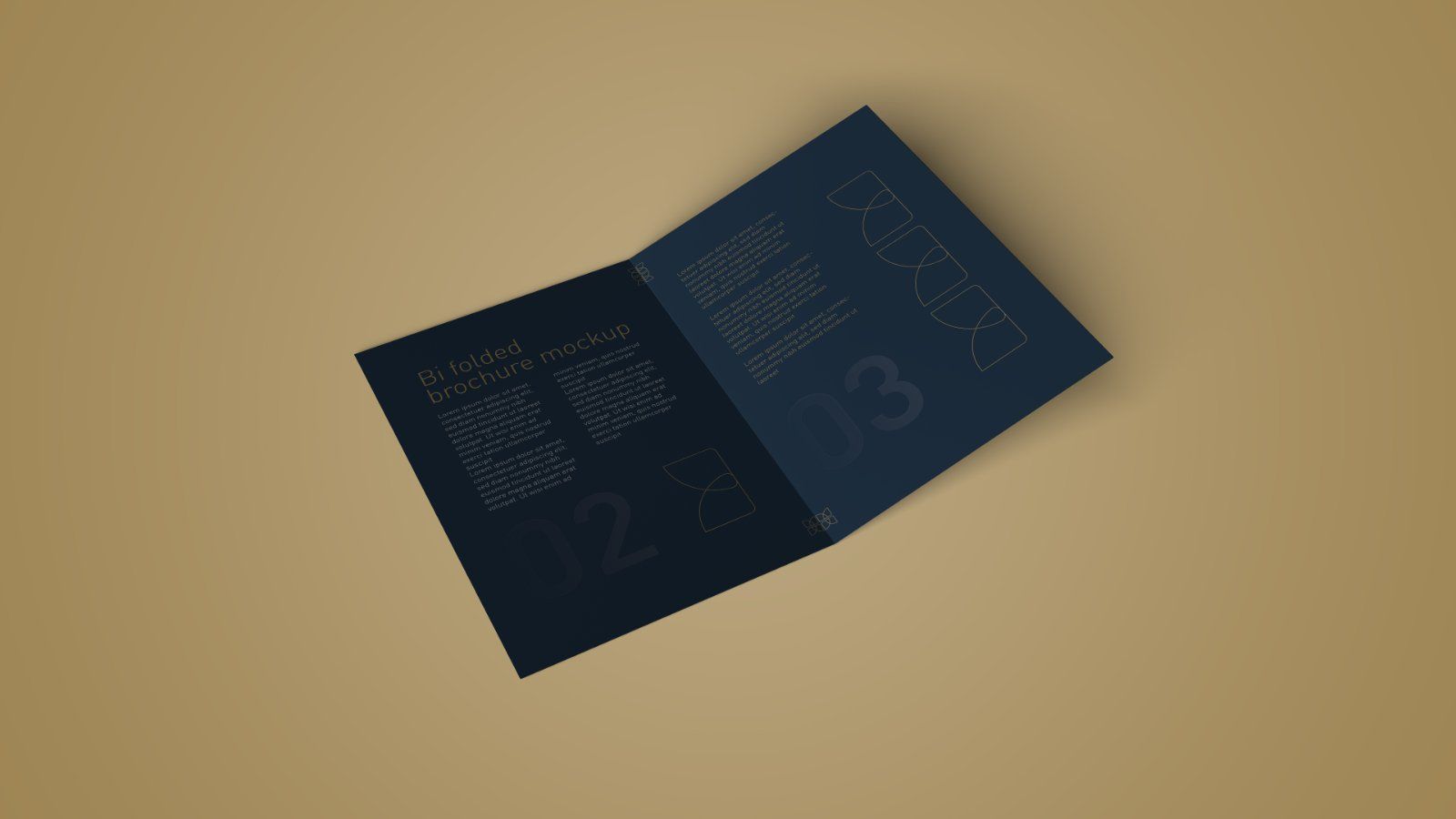 A4 Bi-Fold Brochure Mockup – 5 PSD Files, Folded Flyer & Print Branding Mockup