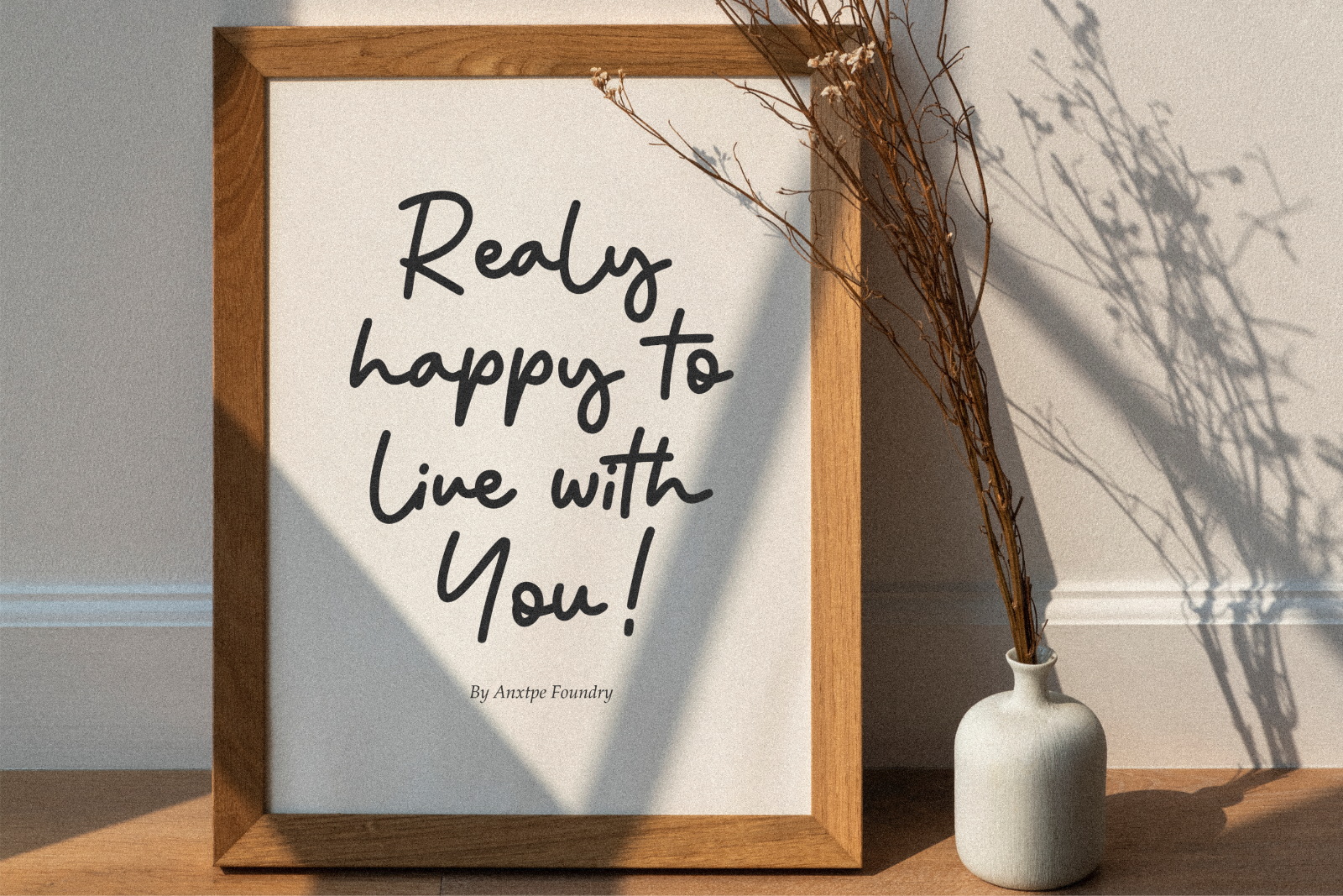 Reileight Winterlane - Monoline Script Font