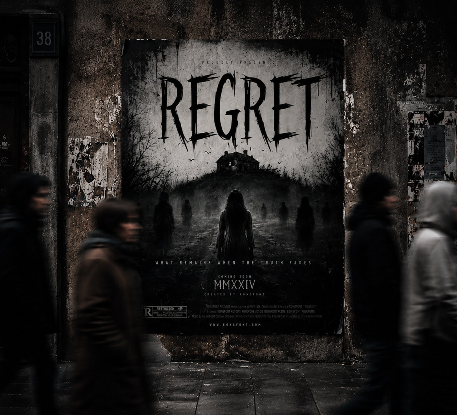 Vestigia – Modern Horror Blackletter Font — image 2
