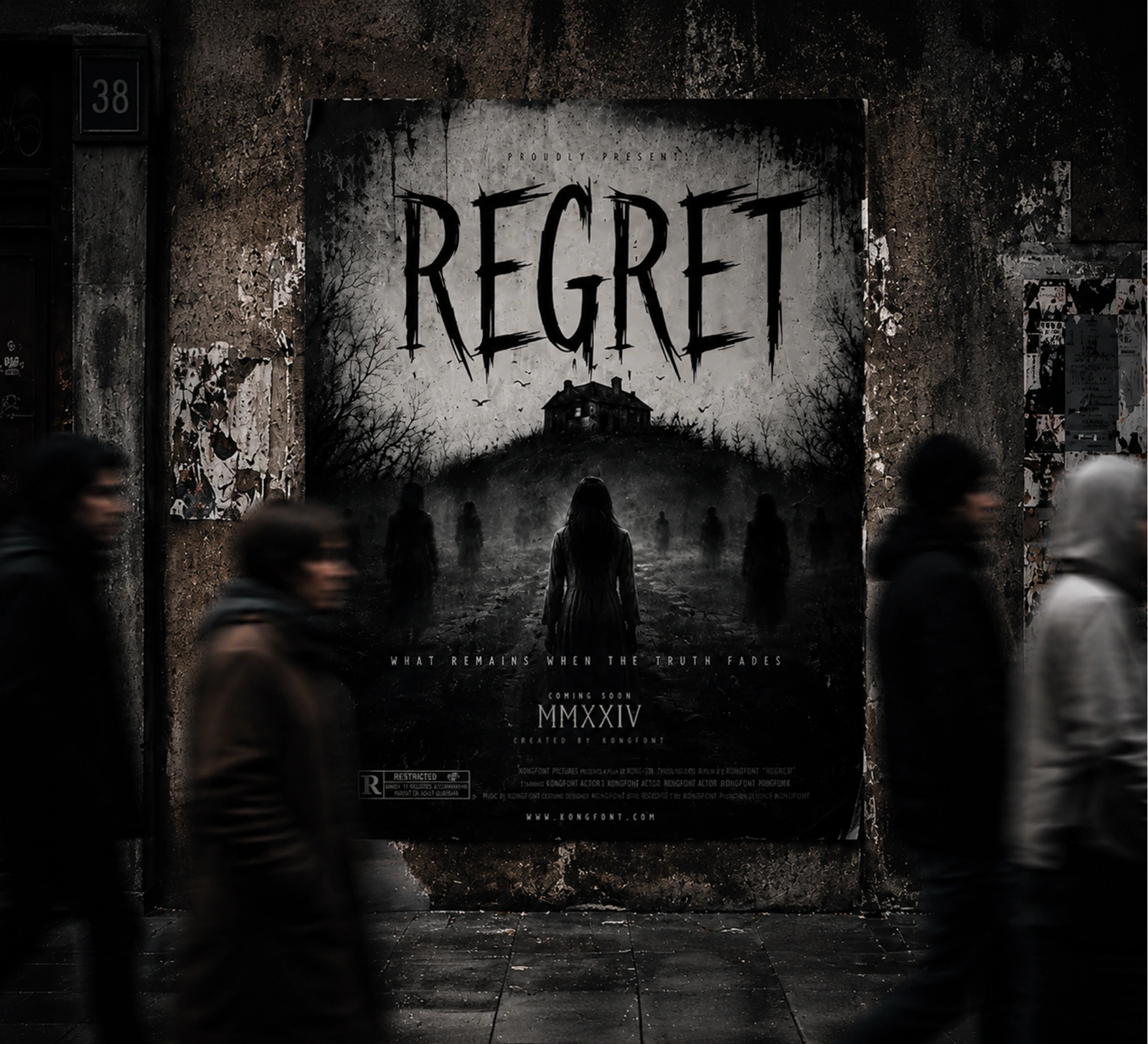 Vestigia – Modern Horror Blackletter Font — image 2