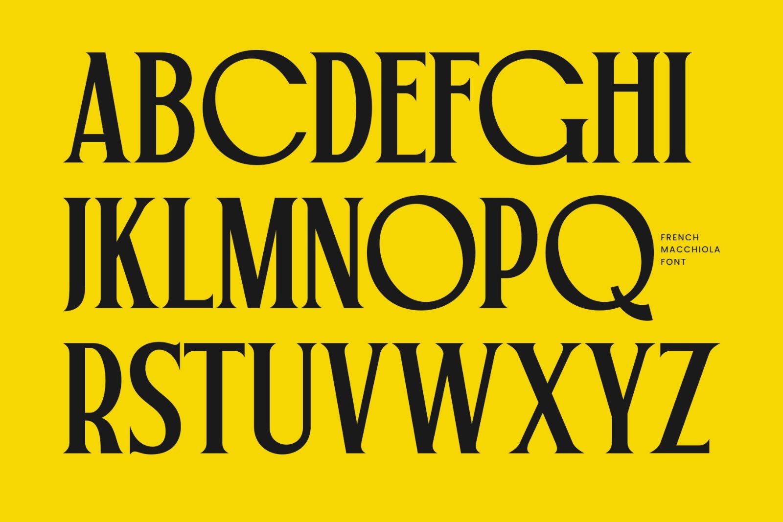 French Macchiola | Vintage Display Serif