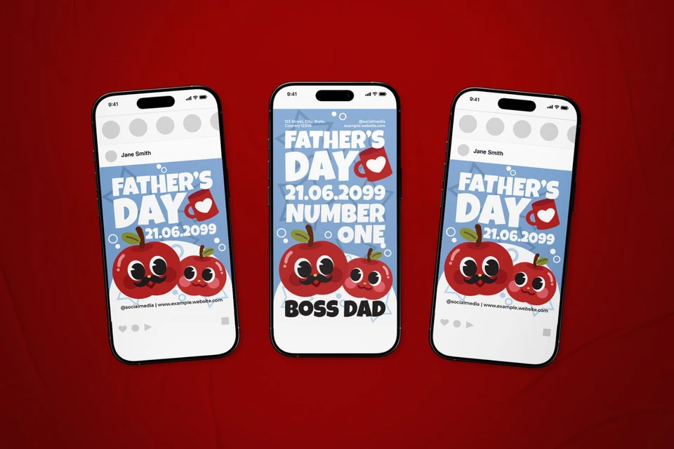 Father's Day Event Flyer Set