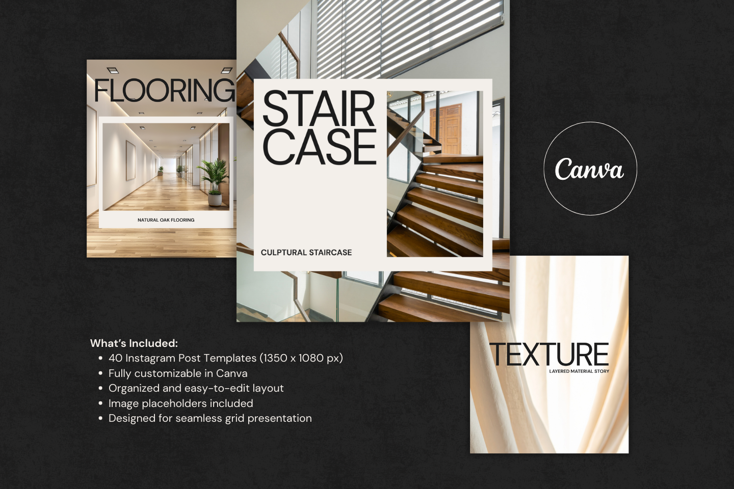 Modern House Interior IG Posts Canva — image 2