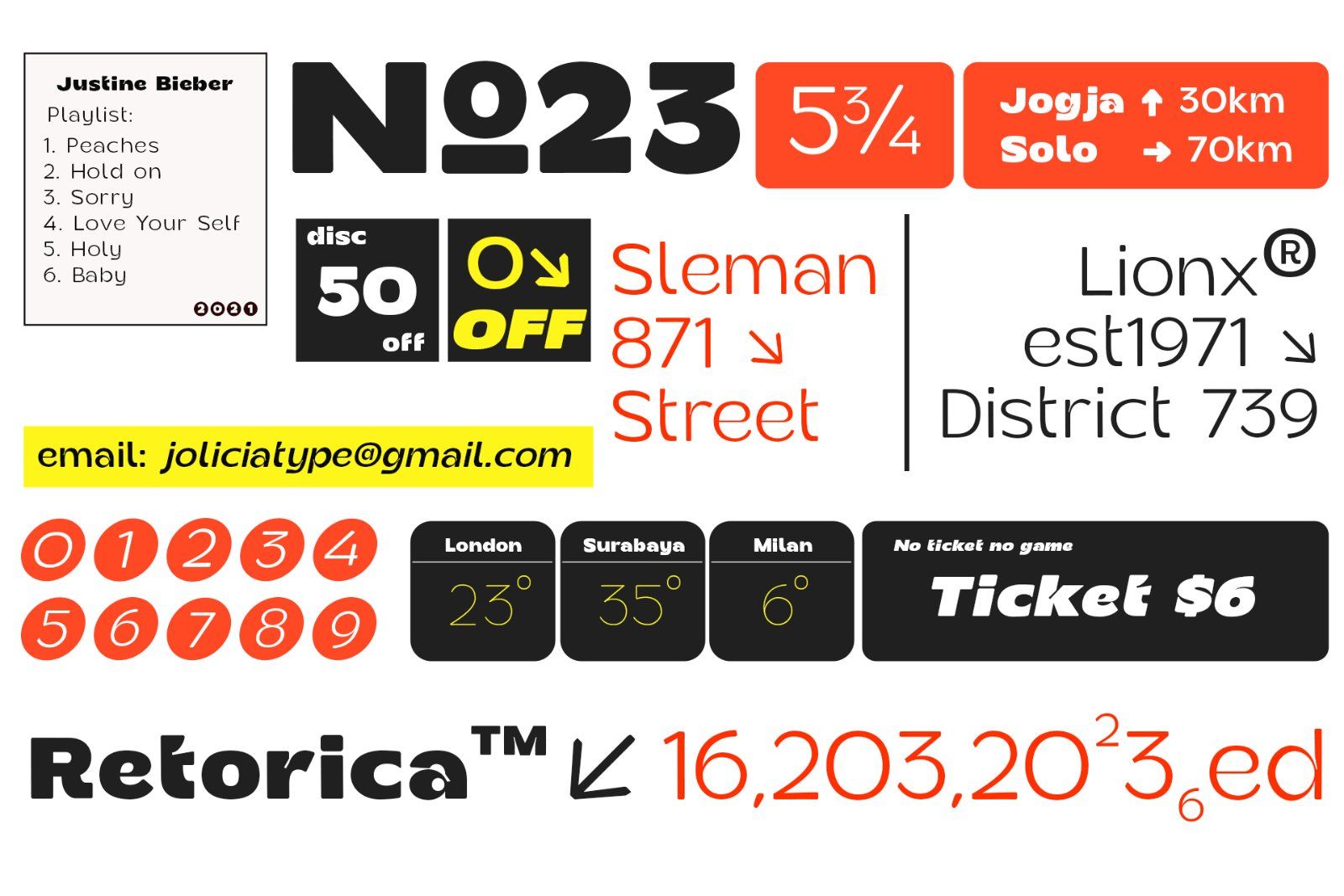 JT Olifer | 40 Font Family