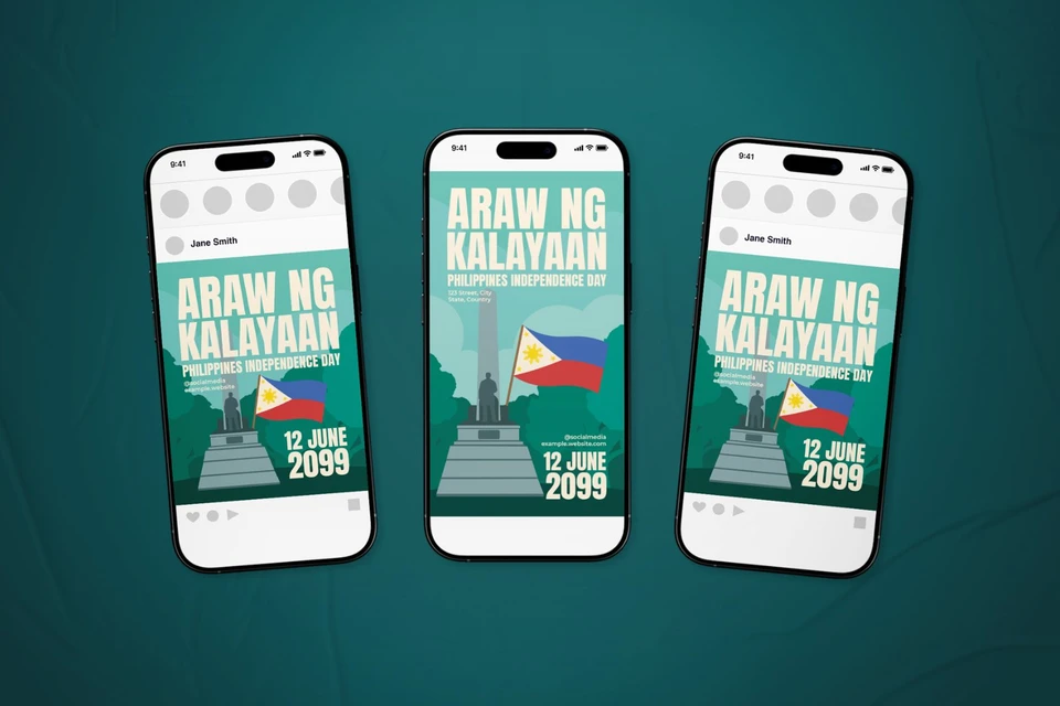 Philippines Independence Day Event Flyer Set