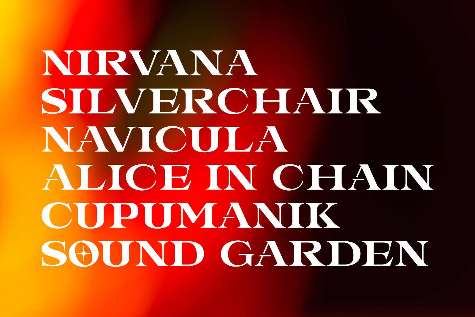 LANDMINE - DISPLAY SERIF