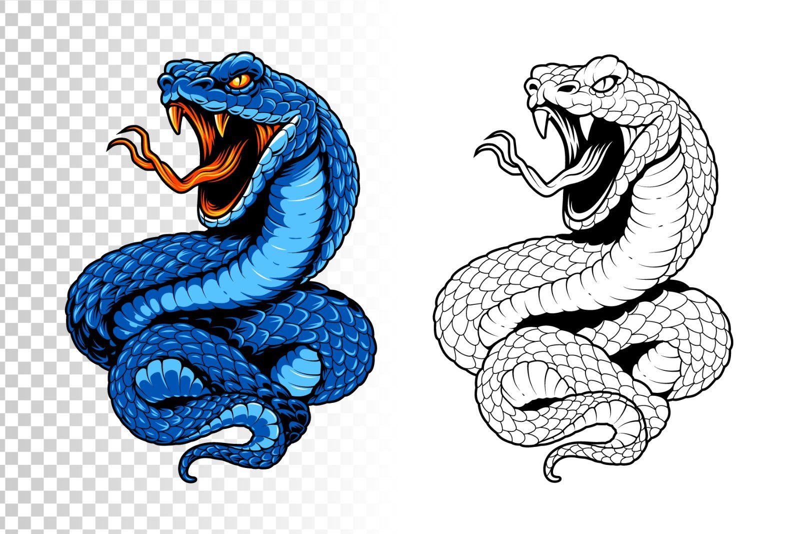 Snake Mascot Vector Illustration