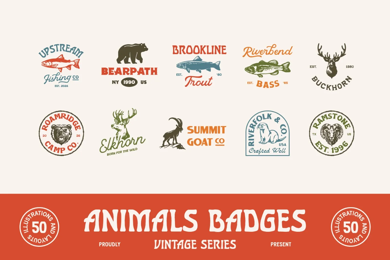 Animal and Outdoor Badges Collection — image 2