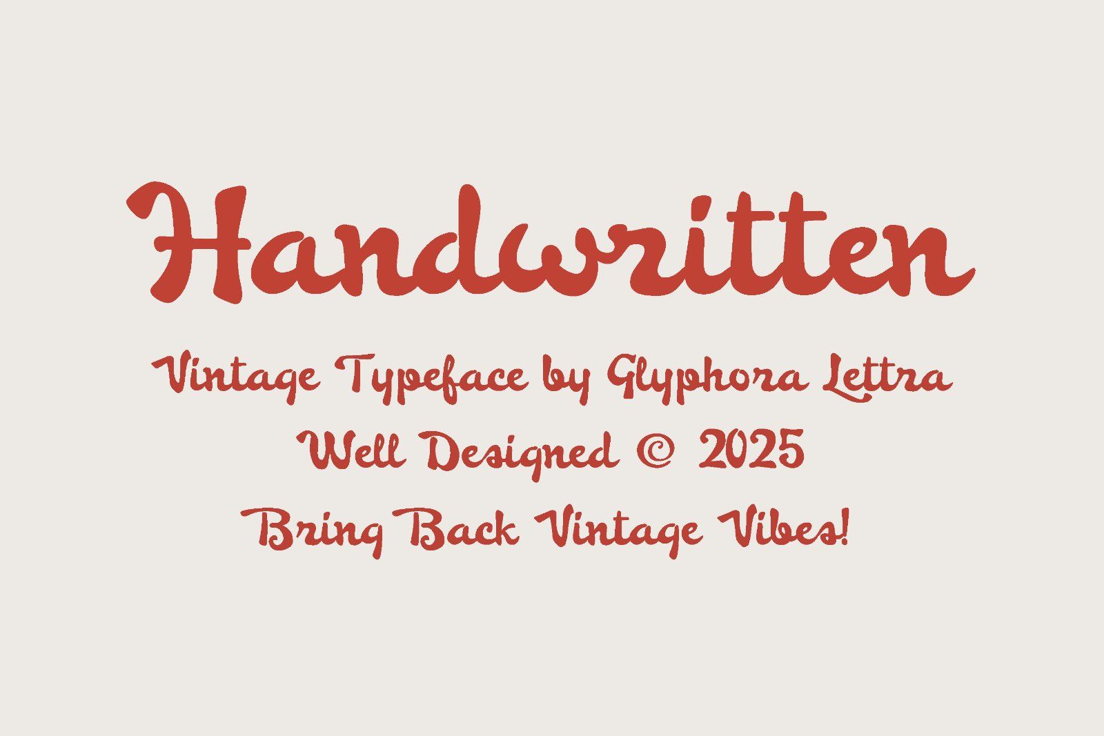 Pennelope - Handwritten Vintage Script