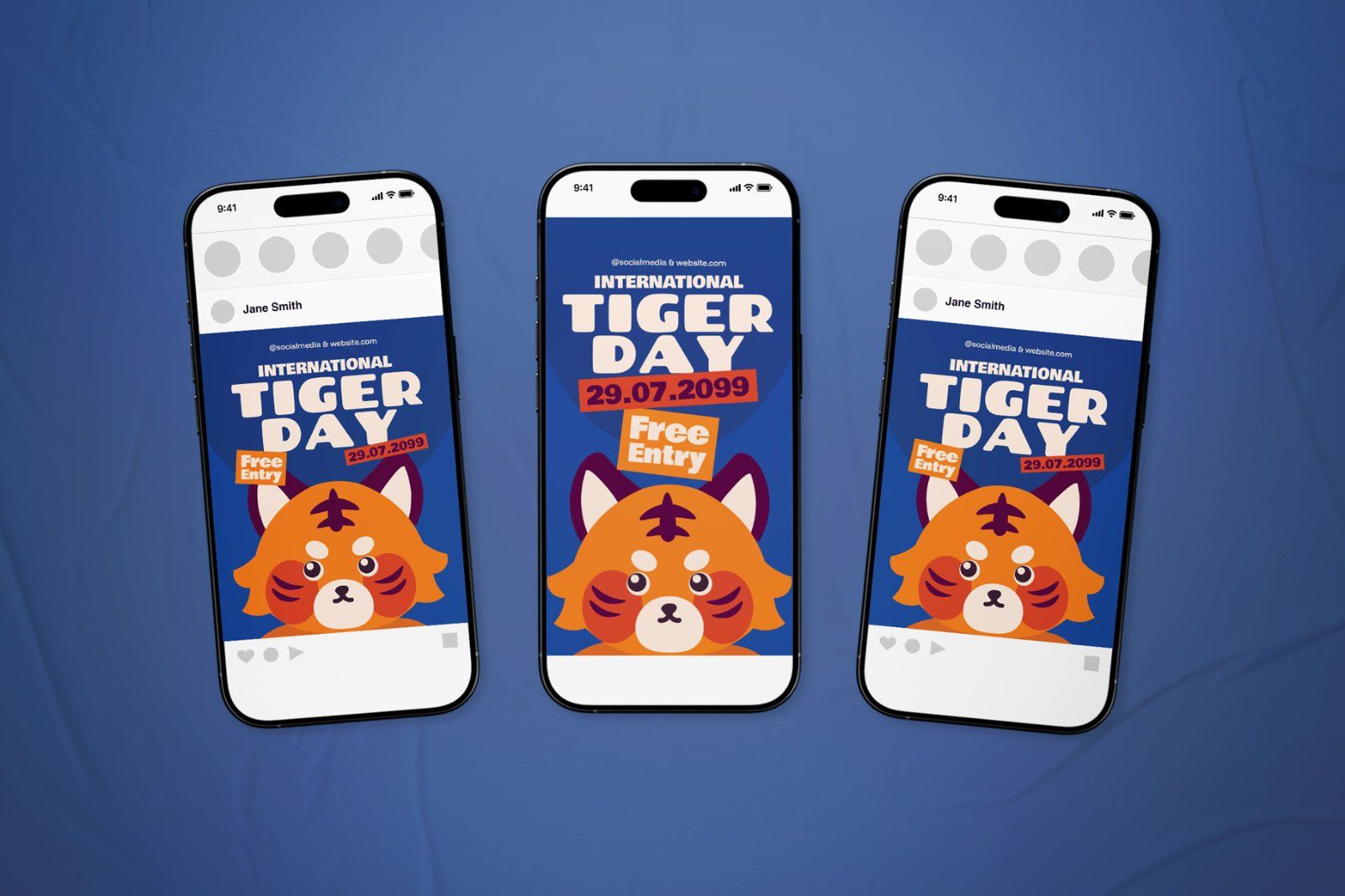 International Tiger Day Flyer Set — image 1