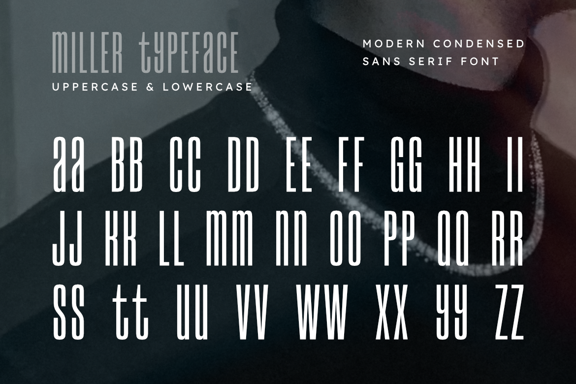 Miller – Modern Condensed Sans Serif Font — image 2
