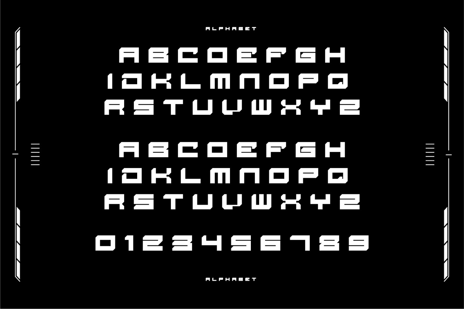 Tyxor - Futuristic Display Font — image 2