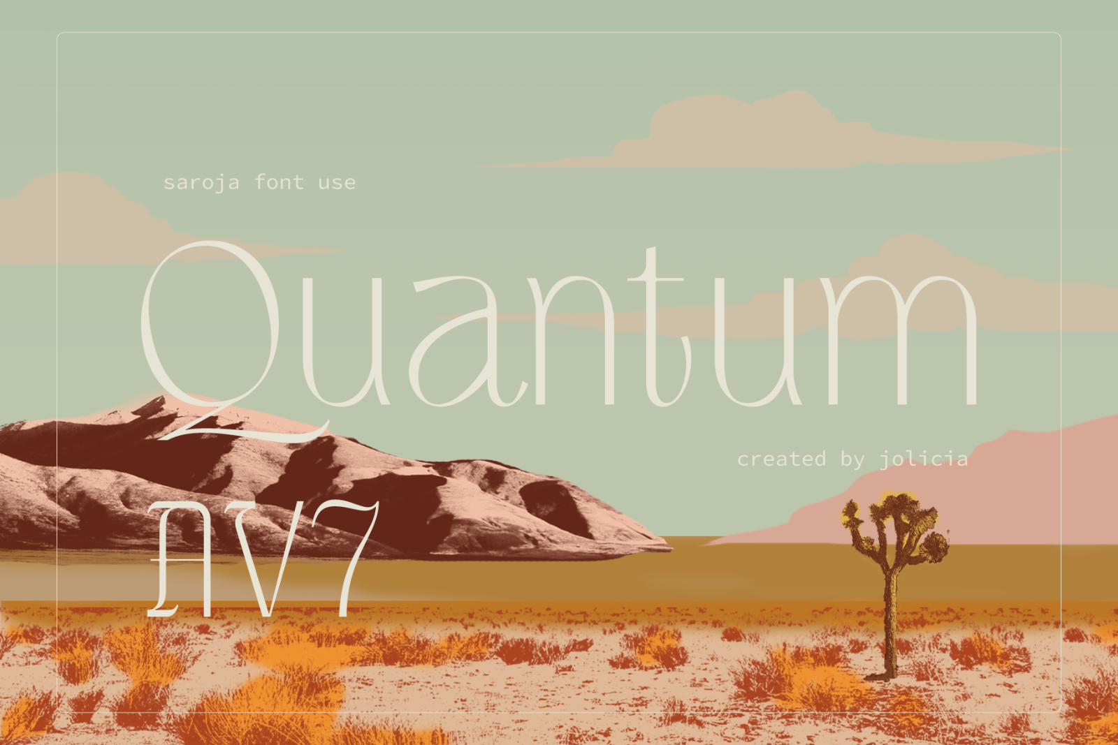 The Saroja | Aesthetic Font — image 3