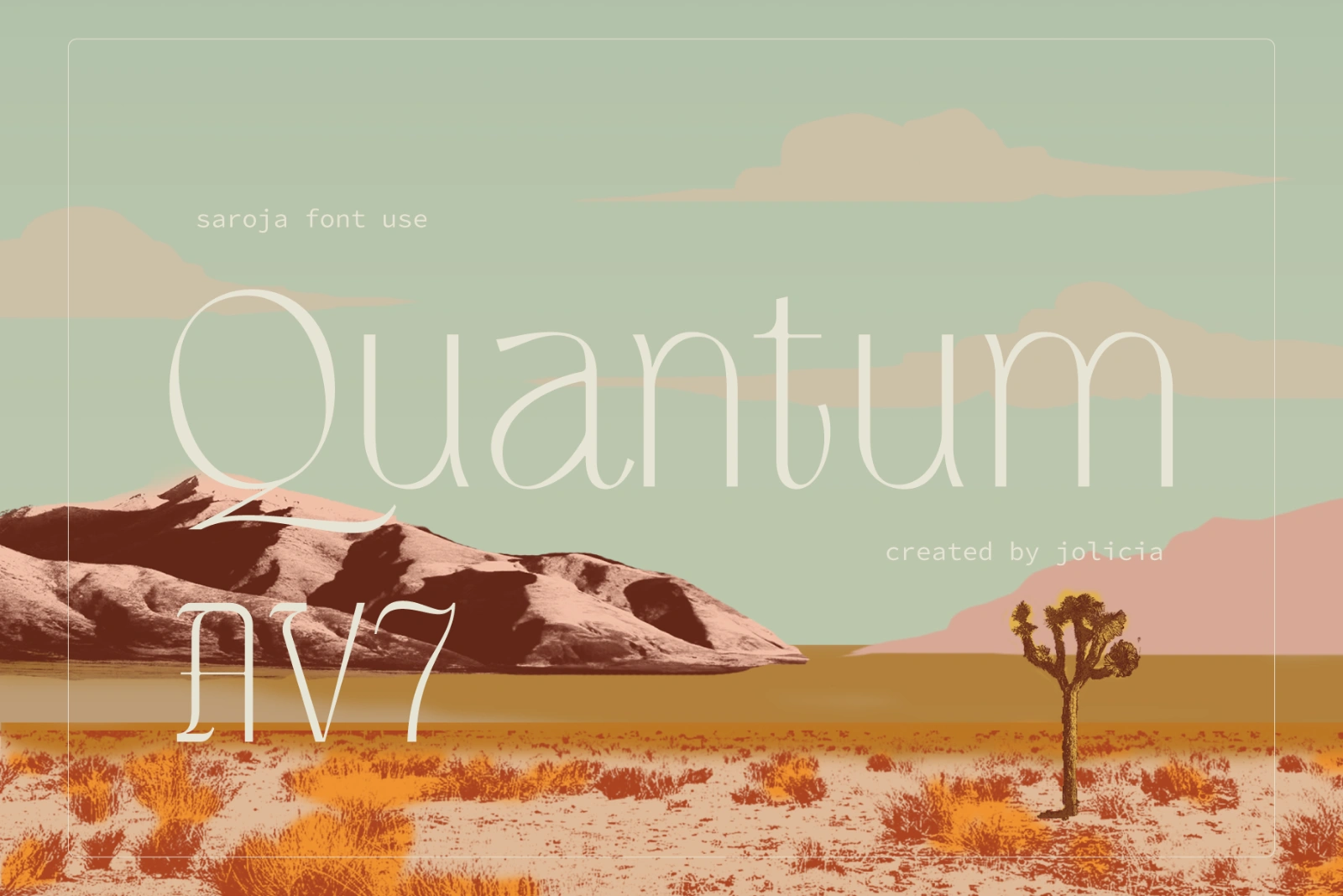 The Saroja | Aesthetic Font — image 3