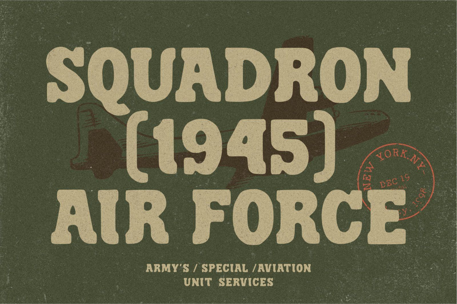 Troops Retro Typeface