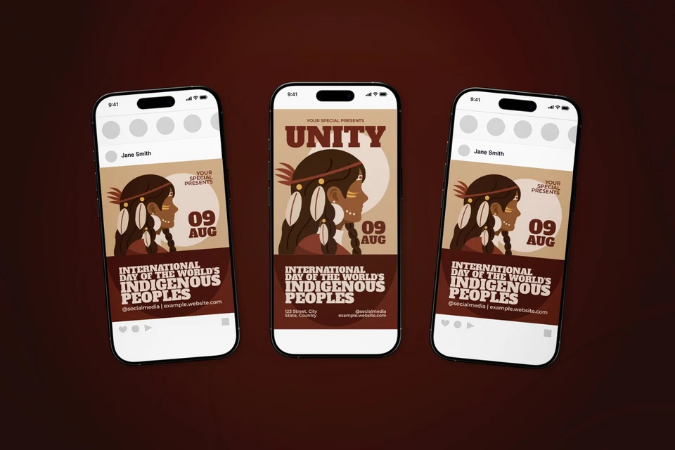 International Day Indigenous Flyer