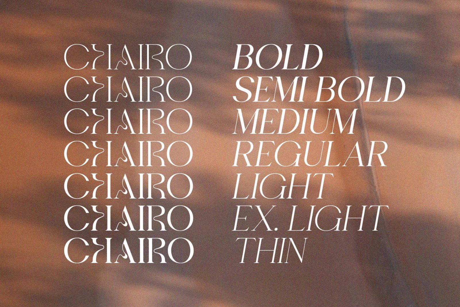 Chairo | Editorial Serif Font Family