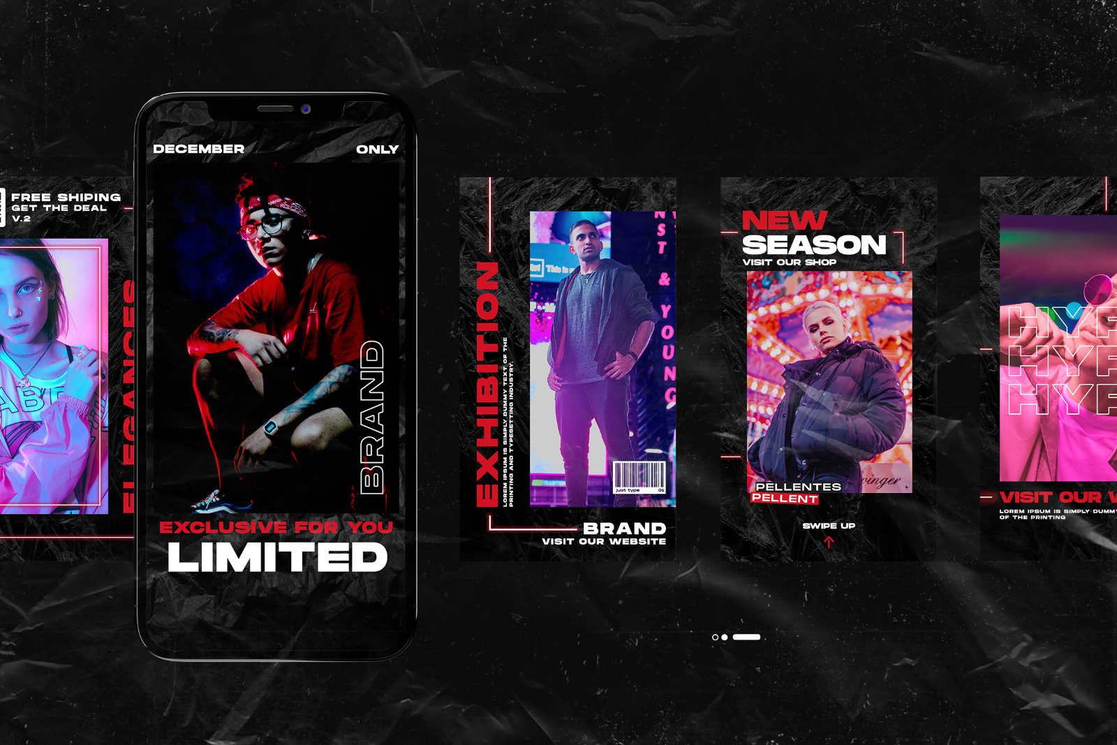 BUNDLE INSTAGRAM TEMPLATE HYPE